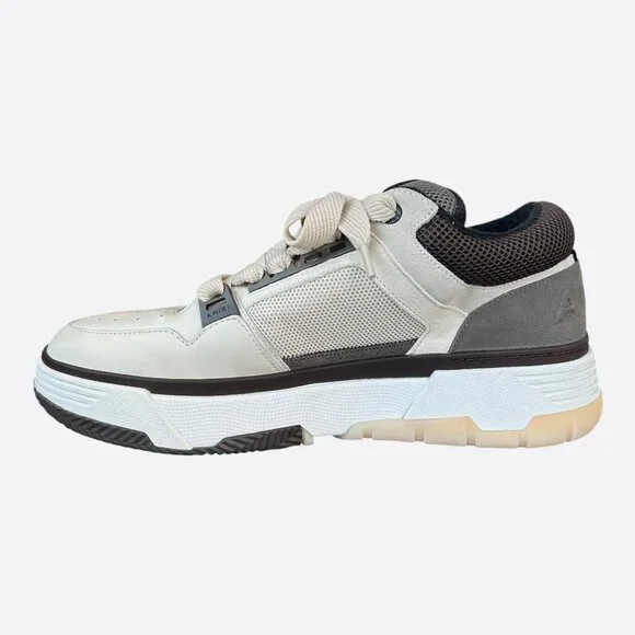 Amiri Beige, Grey & Brown MA-1 Low Top Sneakers - Picture 6 of 7